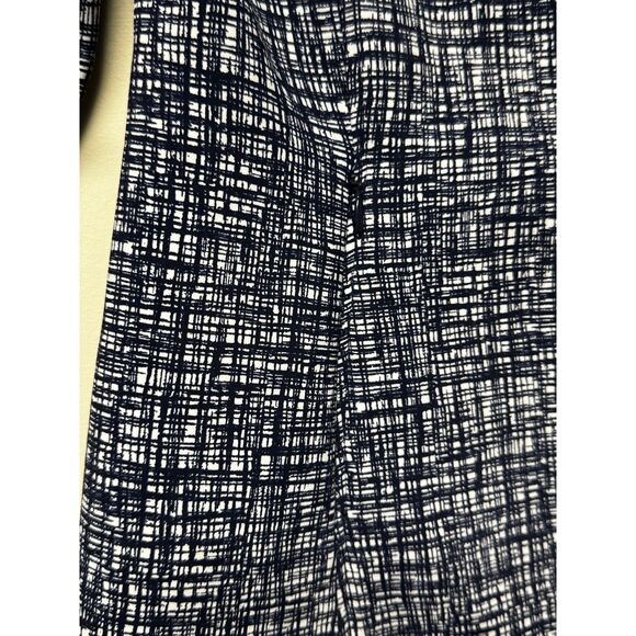 J. MCLAUGHLIN Navy/White Neoprene Zip Front Athletic Jacket, Sz S - Picture 3 of 9